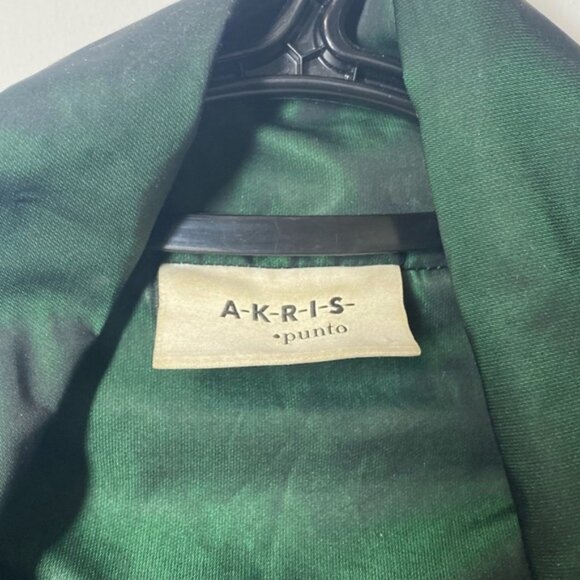Akris Punto Iridescent Techno Drawstring Parka Jacket size 14 US - Picture 6 of 10